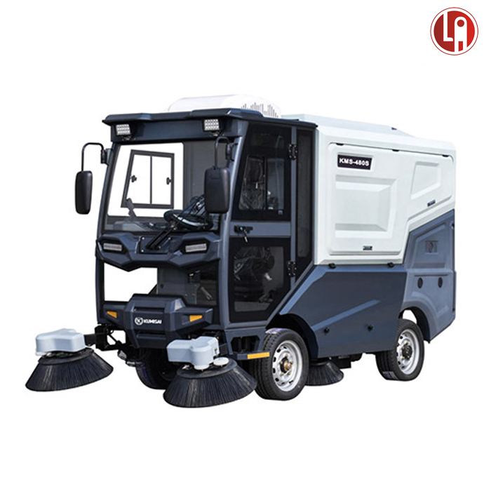 Xe quét rác công nghiệp ngồi lái Kumisai KMS 480S